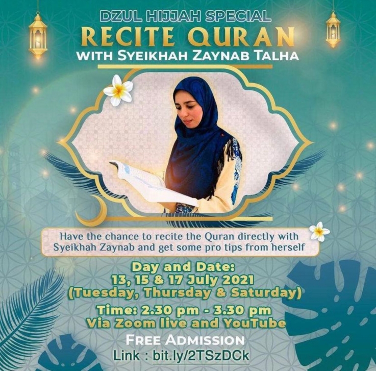 Recite Quran With Sheiykah Zainab Talha 