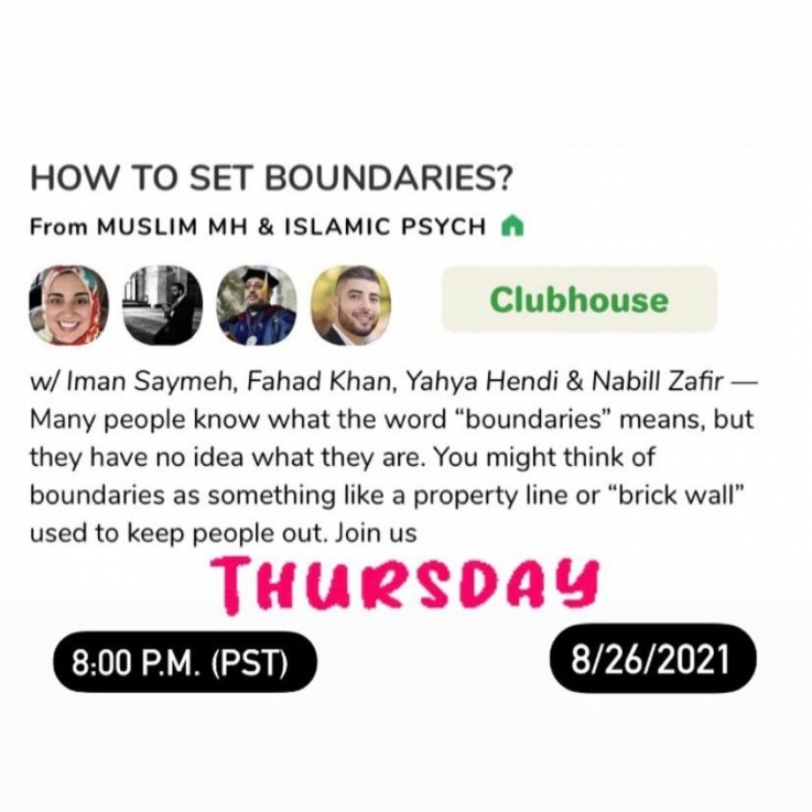 How to set boundaries? From Muslim MH and Islamic Psych